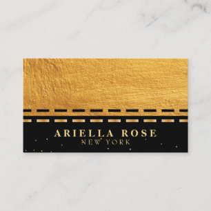 Black and Gold Luxury professional Business Card