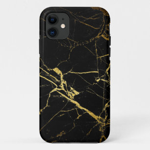 Black and Gold Marble iPhone 11 Case