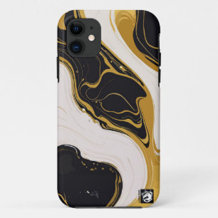 Black and Gold Marble Case-Mate iPhone Case