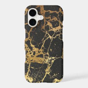 Black and Gold Marble iPhone / iPad case