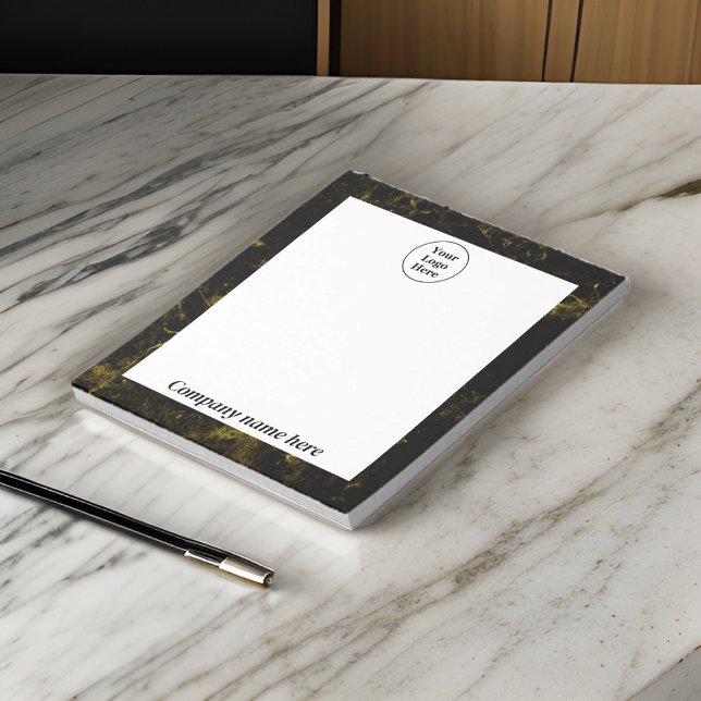 Black and gold marble notepad (Creator Uploaded)