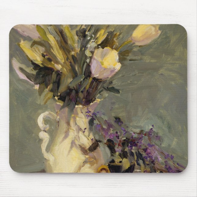 Black and Gold Mouse Pad (Front)