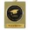 Black and Gold Personalised Graduation Ornaments