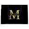 Black and Gold Personalized Monogram and Name