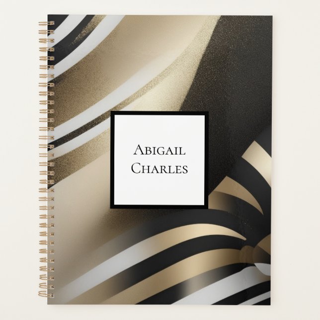 Black and gold Planner (Front)