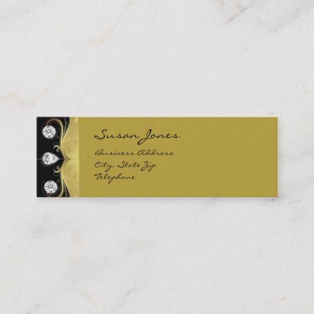 Black and Gold Profile Cards (Front)