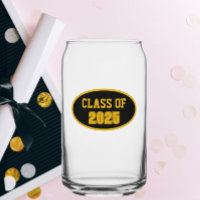 Black and Gold School Colours Class Year