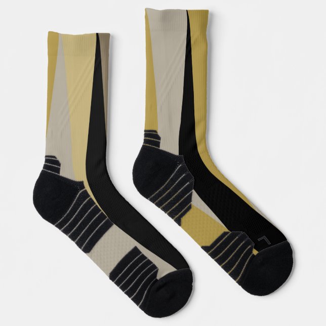 Black and Gold Socks (Right)