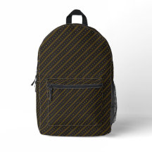 Black and Gold Stripe & Dots Masculine