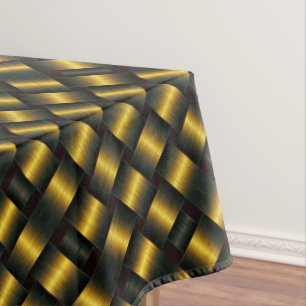 Black and Gold Tablecloth