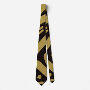 Black and Gold Tie