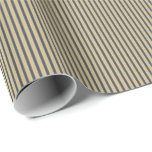 Black and Gold Trendy Christmas Stripes Wrapping Paper<br><div class="desc">Trendy black and gold Christmas stripes. Digital art with gold stripes on a transparent background. The default background is set to black. You can optionally change the default black background to the colour of your choice. Here's how: Click on the "Customise it" button Scroll to the "Printed Background Colour" Click...</div>