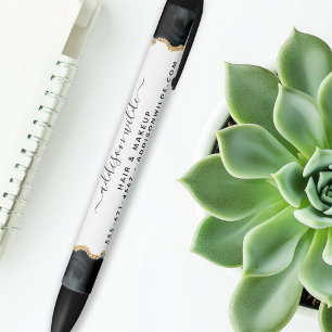 Black And Gold Watercolor Business Ink Pen