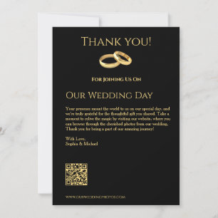 Black and Gold-Wedding- Invitation
