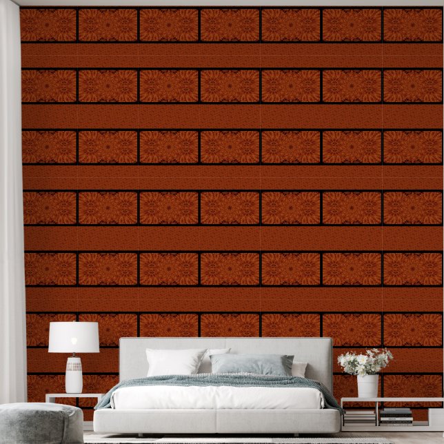 Black and Gold Wildflowers 18 Wallpaper (Bedroom)