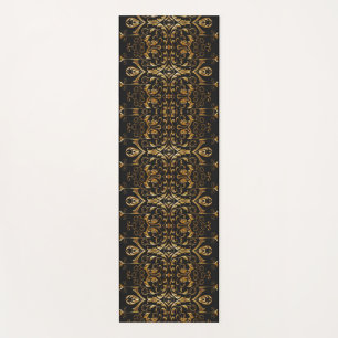 Black and Gold Yoga Mat