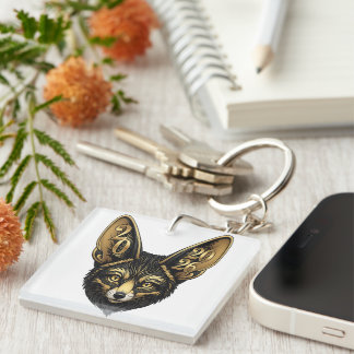 Black and golden art aesthetics year 2026 key ring