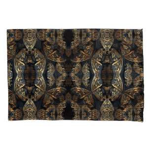 Black and Golden Butterfly Seamless Pattren Pillowcase