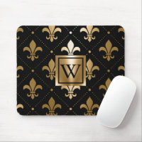 Black and Golden Fleur-de-lis