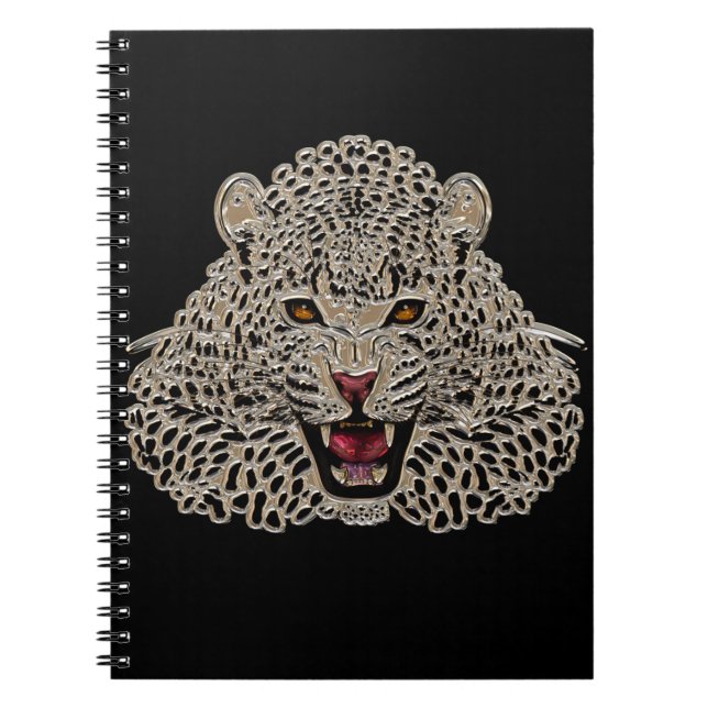 Black and Golden Tiger Notebook (Front)