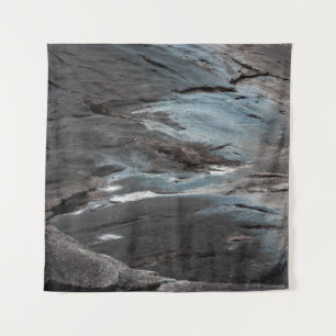 Black and gray abstract painting tapestry