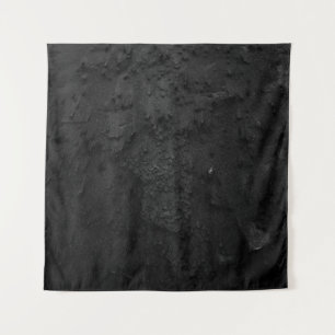 Black and gray stone fragment tapestry