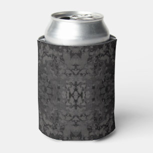 Black And Grey Abstract Graphic Art Design Can Cooler
