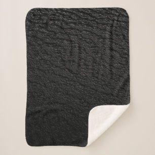 Black and grey area rug sherpa blanket