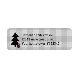 Black and Grey Christmas Tree