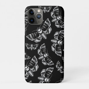 Black and Grey Deaths Head Hawk Moth Gothic Skull Case-Mate iPhone Case