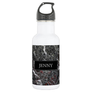 Black And Grey Marble 532 Ml Water Bottle