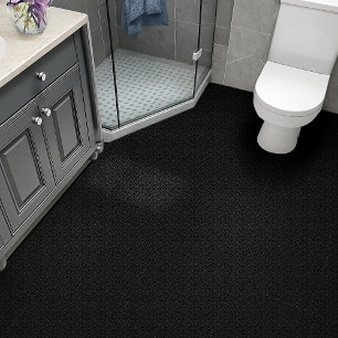 Black and Grey Modern Geometric Wavy Curved Lines Tile