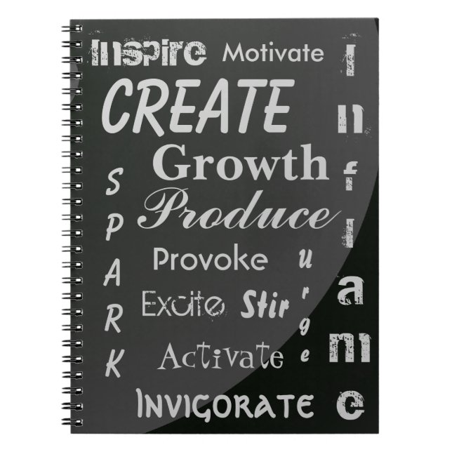 Black and Grey Notebook (Front)