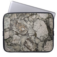 Black and grey stone fragment