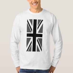 Black and Grey Union Jack T-Shirt