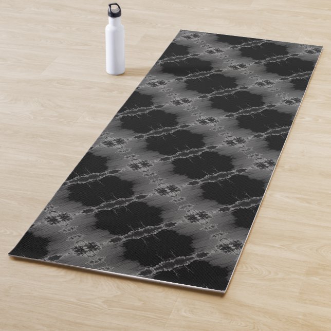 Black And Grey Yoga Mat (In Situ)
