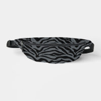 Black and grey zebra print