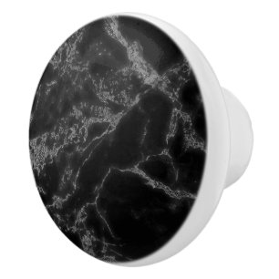 Black And Light Grey Ceramic Knob