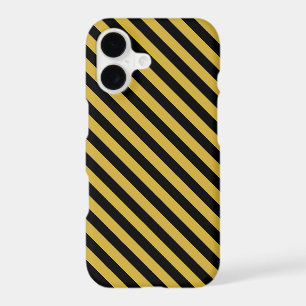 Black and Metallic Gold Stylish Striped Pattern