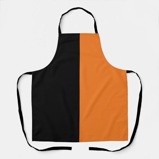 Black and Orange Apron (Front)