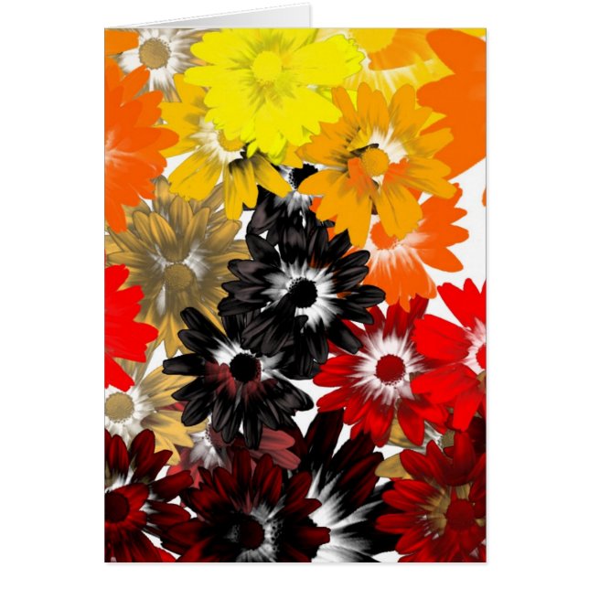 Black and orange floral (Front)