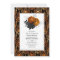 Black and Orange Floral Gothic Wedding