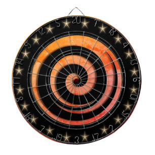 Black and Orange Regulation Dart Board