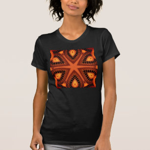 Black and orange tribal T-Shirt