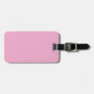 Black and Pastel Pink Luggage Tag