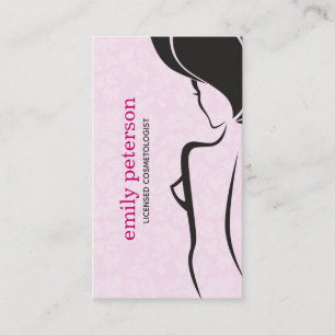 Black And Pink Design Business Card