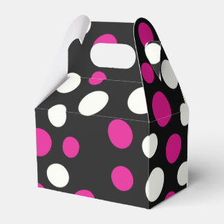 Black and pink  favour box