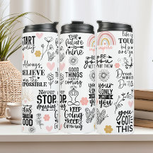 Black and Pink Inspirational 