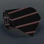 Black and Pink Lavender Stripes Pattern Tie<br><div class="desc">Black and Pink Lavender Stripes Pattern Tie</div>