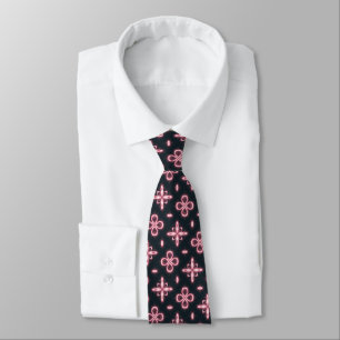 Black and Pink  Tie